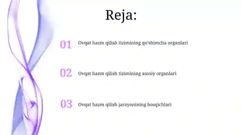Anatomiya Hazim a'olari 2