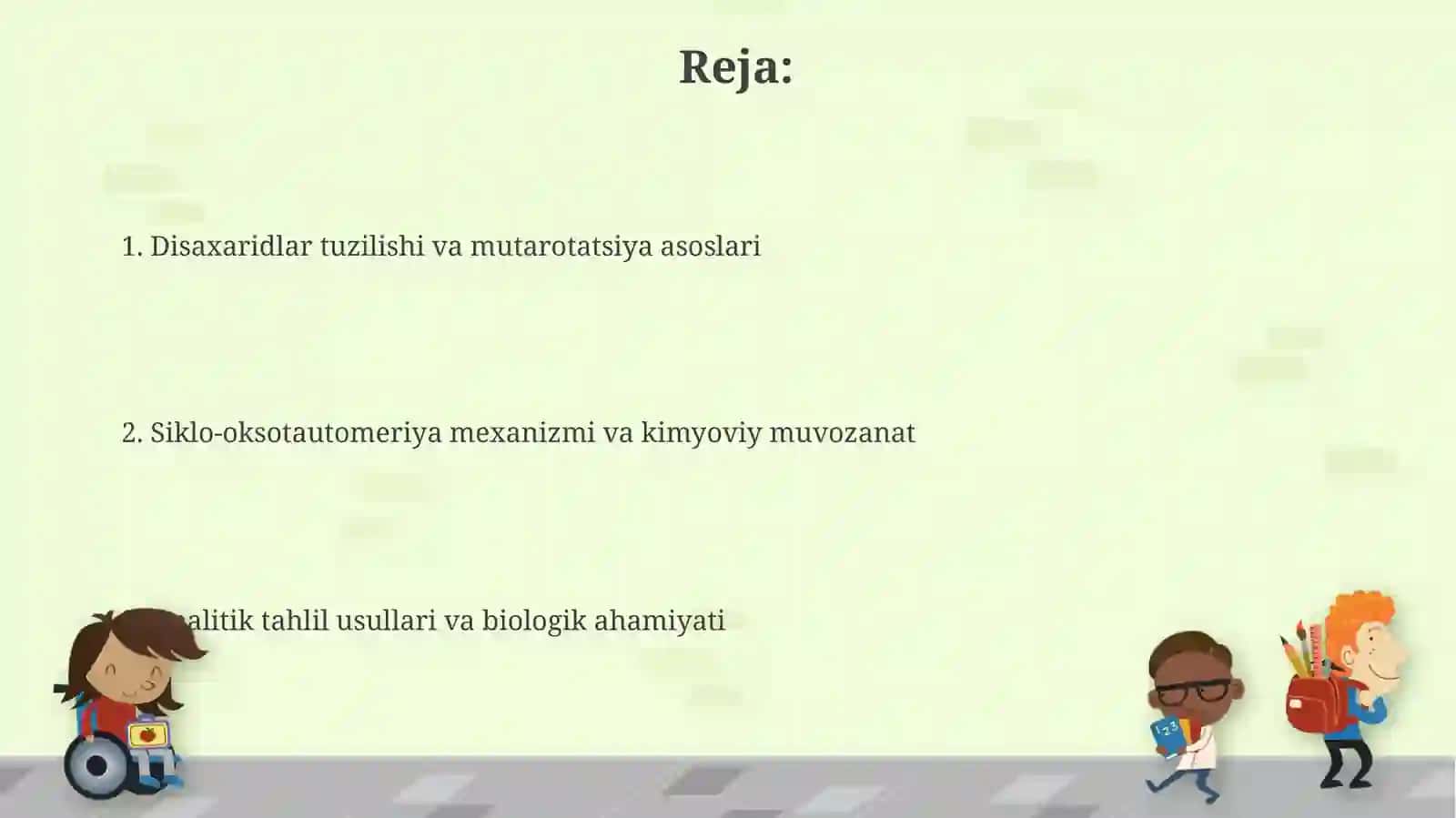 Disахаridlаrningsiklо-оksоtаutоmеriyasi 2
