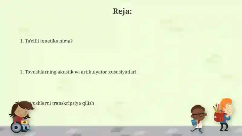 Tasviriy fonetika 2