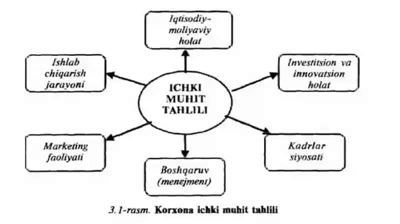 Korxonaning ichki muhitini tahlil qilish 2