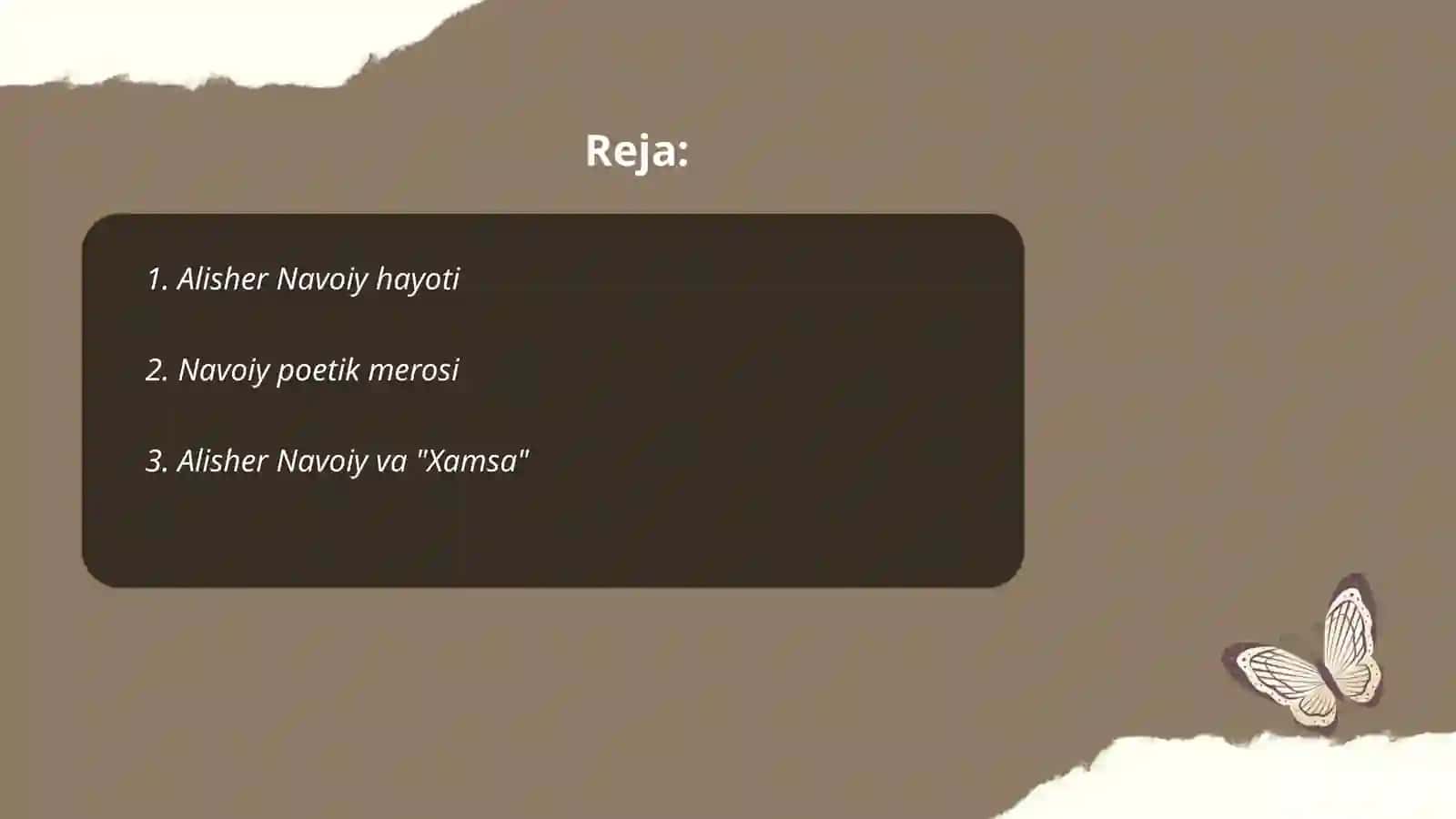 Alisher Navoiy hayoti 2
