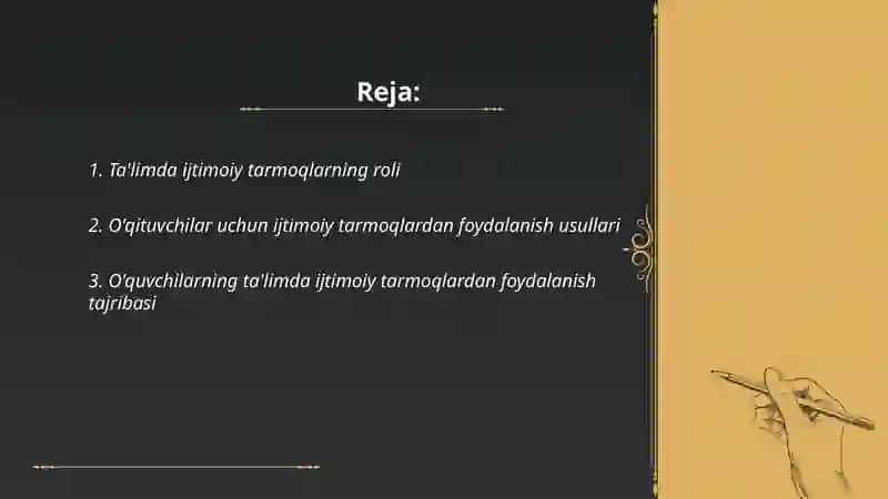 Ta'limda ijtimoiy tarmoqlardan foydalanish 2