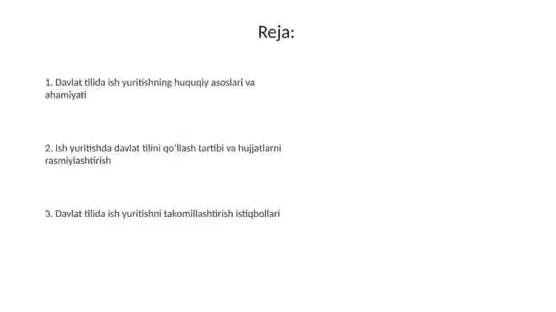 Davlat tilida ish yuritish 2