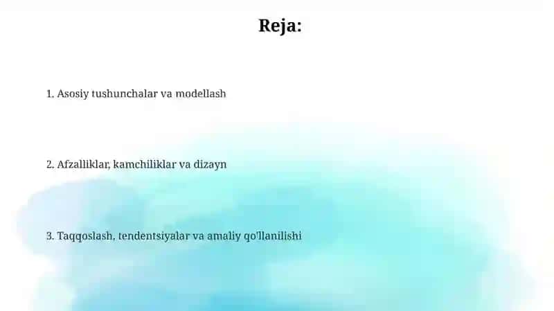 Relyatsion va ob'ekti yondashuv 2