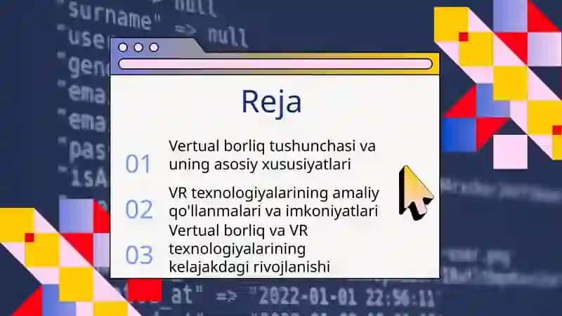 Vertual Borliq Tushunchasi 2