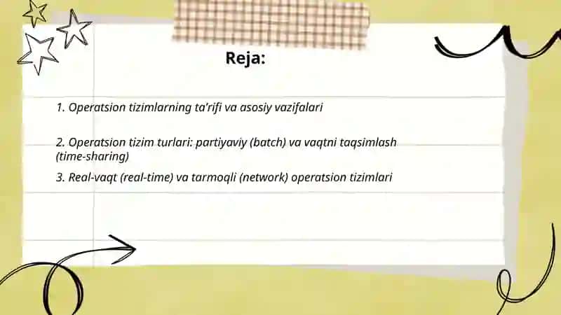 Operatsion tizimlar va ularning turlari 2