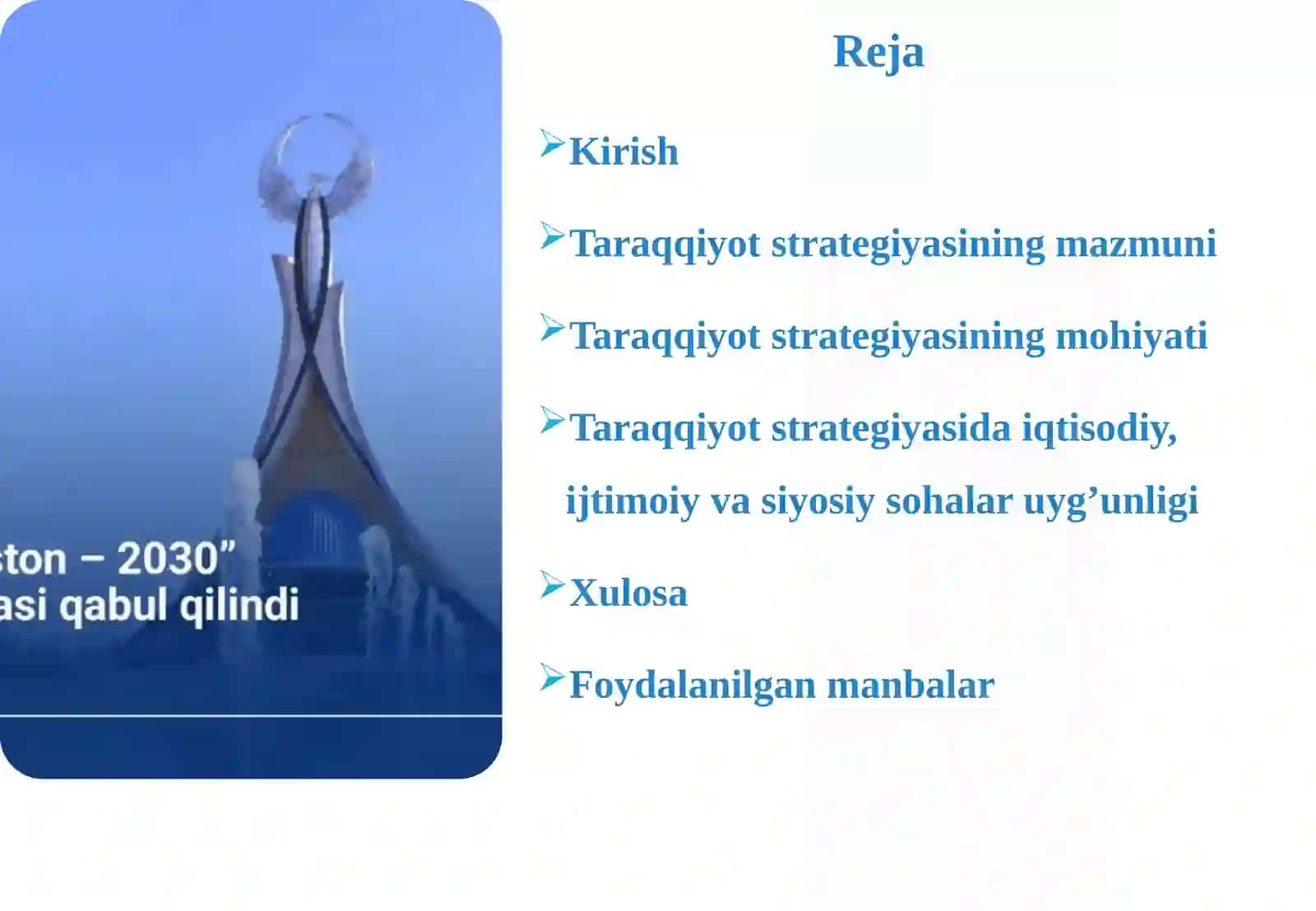 Taraqqiyot strategiyasi va uning mohiyati 2