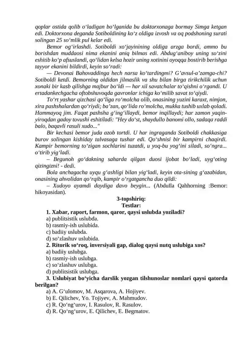 Nutq madaniyati va uslubiyat asoslari 2