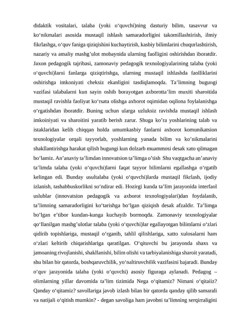 AN`ANAVIY VA INNOVATSION TA`LIM 2