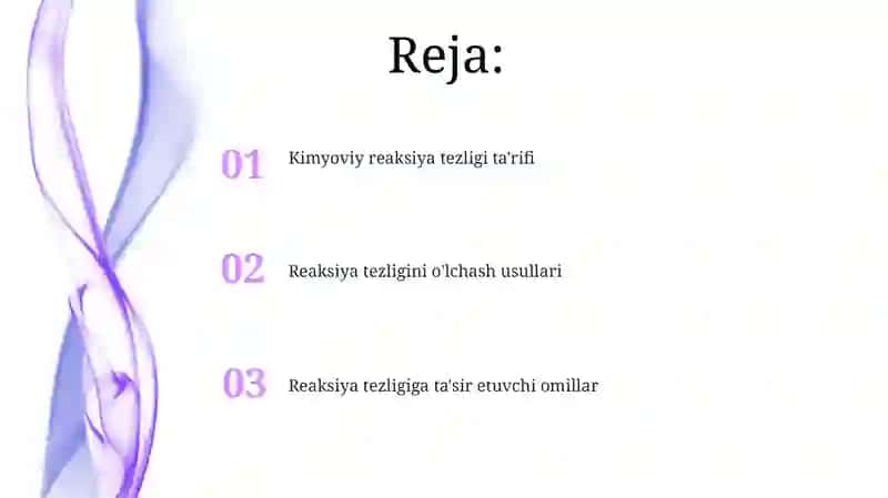 Reaksiya tezligi 2