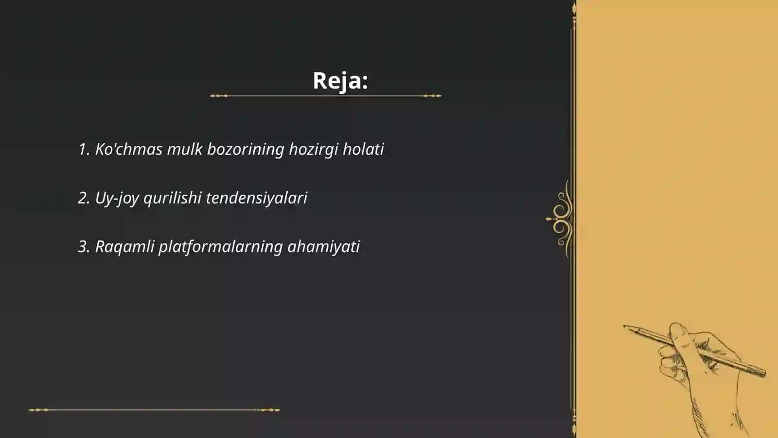 Ko'chmas mulk bozorining hozirgi holati 2
