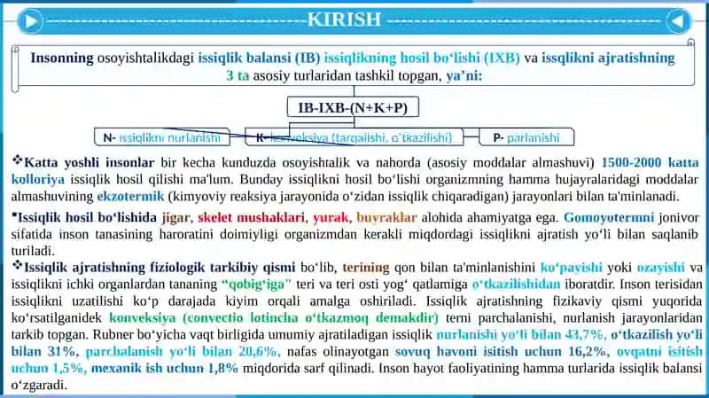 ISITMANING GIPERTERMIYADAN FARQLOVCHI XOSSLARI 2
