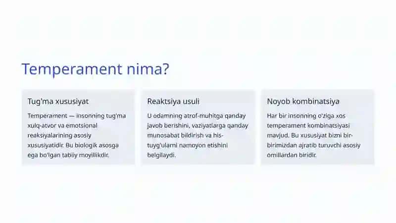 Psixologiyada Temperament Tushunchasi 2