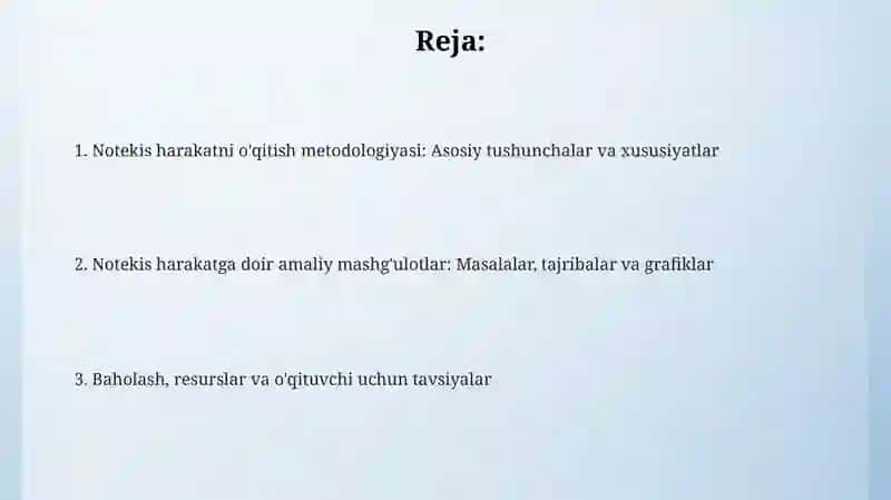 Notekisharakat o'qitish metodikasi 2