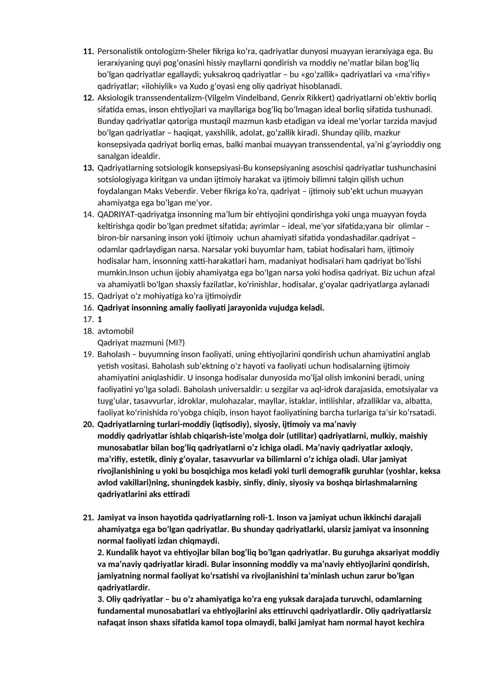 AKSIOLOGIYA FALSAFASI 2