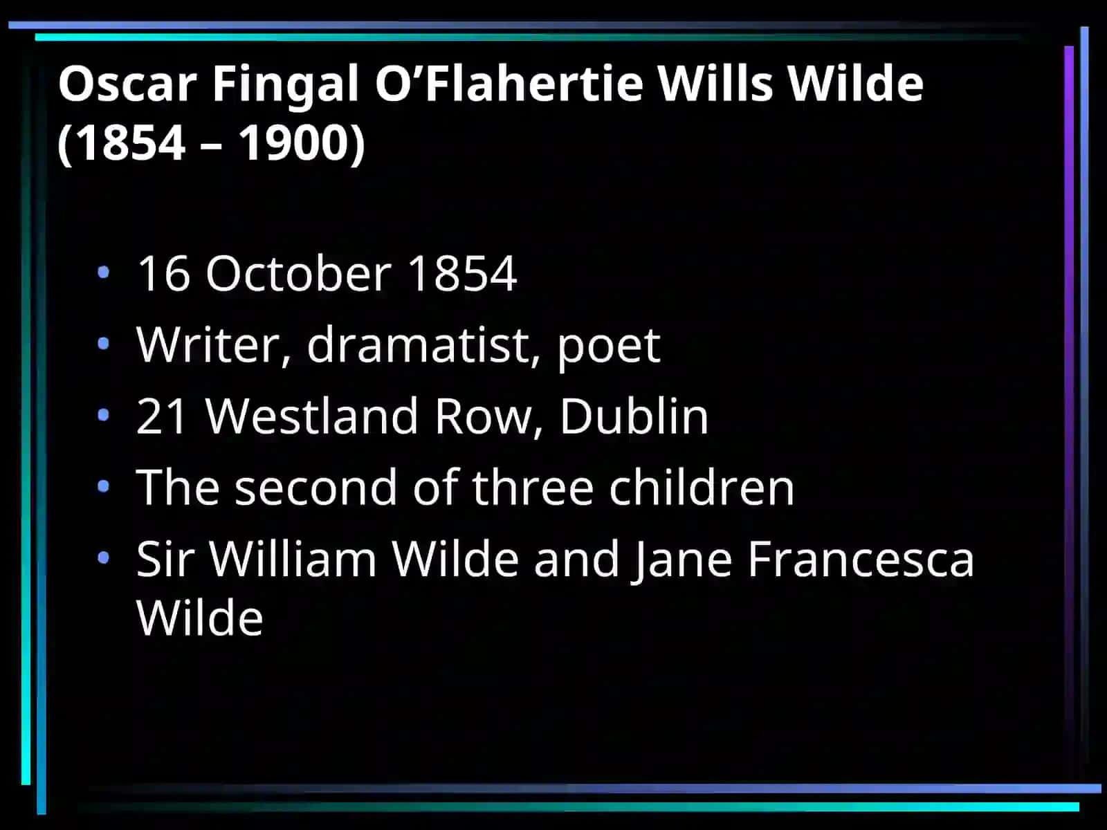 Oscar Wilde and his fairy-tales 2