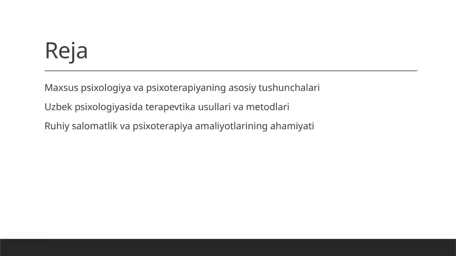 Maxsus psixologiya.Psixoterapiya faniga kirish 2