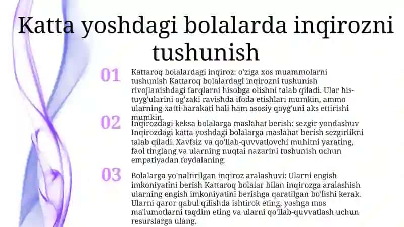 Katta Yoshdagi Bemor Bolalarga Maslahat Berish 2