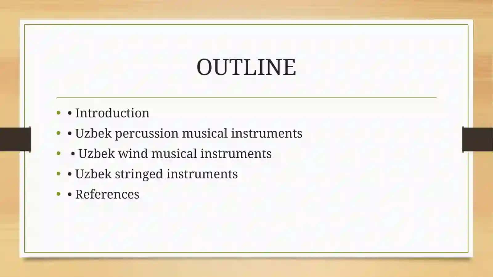 MUSICAL INSTRUMENTS OF UZBEKISTAN 2