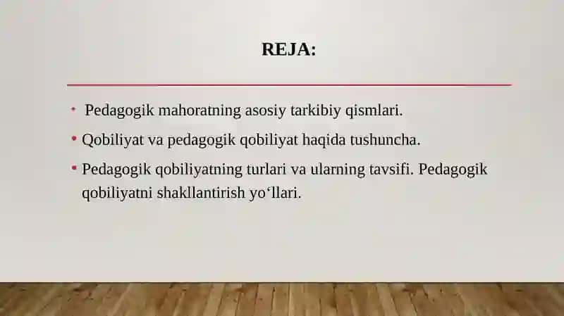 O‘qituvchi faoliyatida pedagogik qobiliyat 2