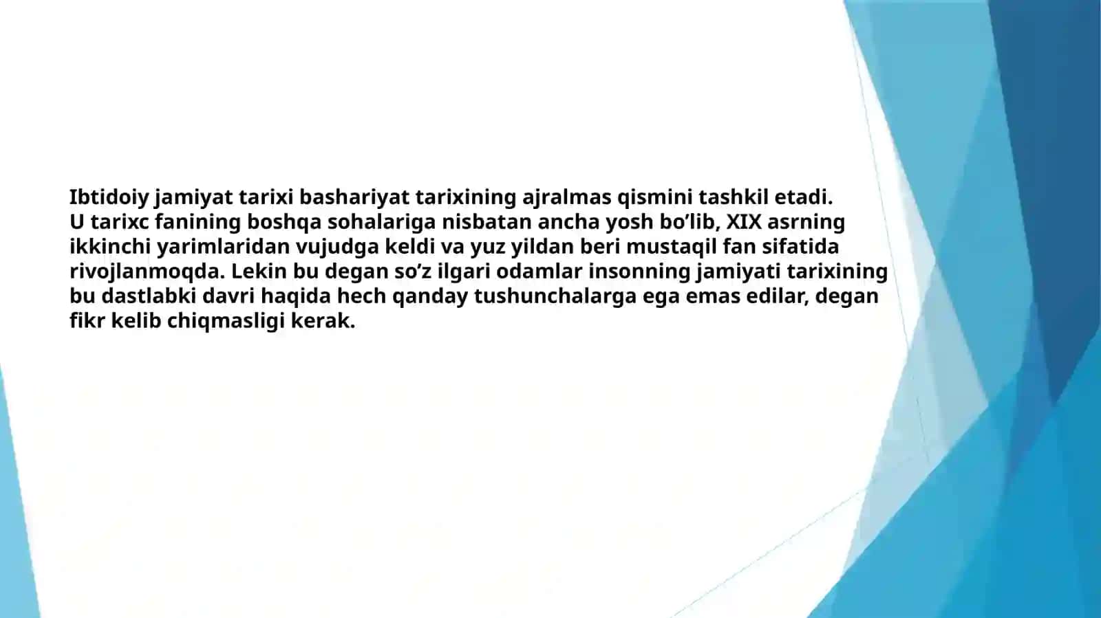 Ibtidoiy jamiyattarix 2