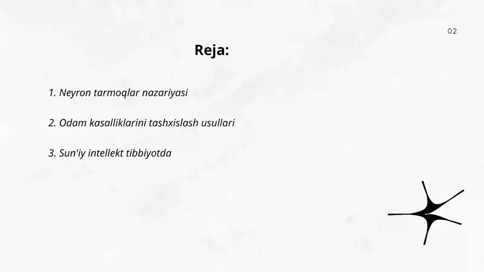 Neyron tarmoqlar nazariyasi 2