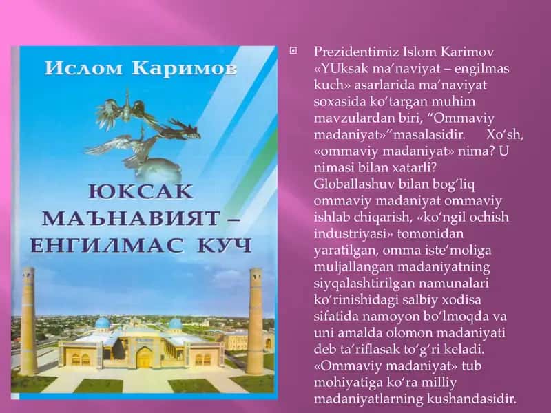 Ommaviymadaniyat yoshlarga tasiri 2