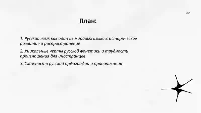 Руский язык 2