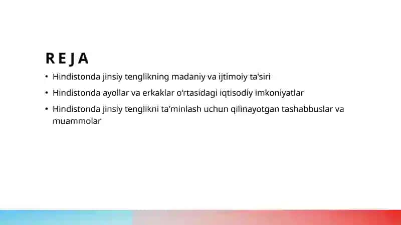 Hindistonda Gender tengligi 2