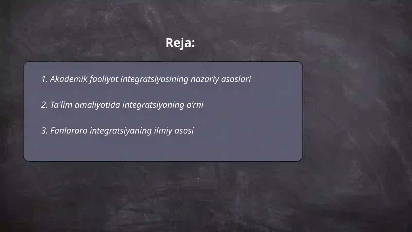 Akademik faoliyat integratsiyasi: nazariya va amaliyot uyg' unligi 2