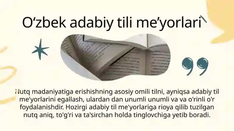 O‘zbek adabiy tili me’yorlari 2
