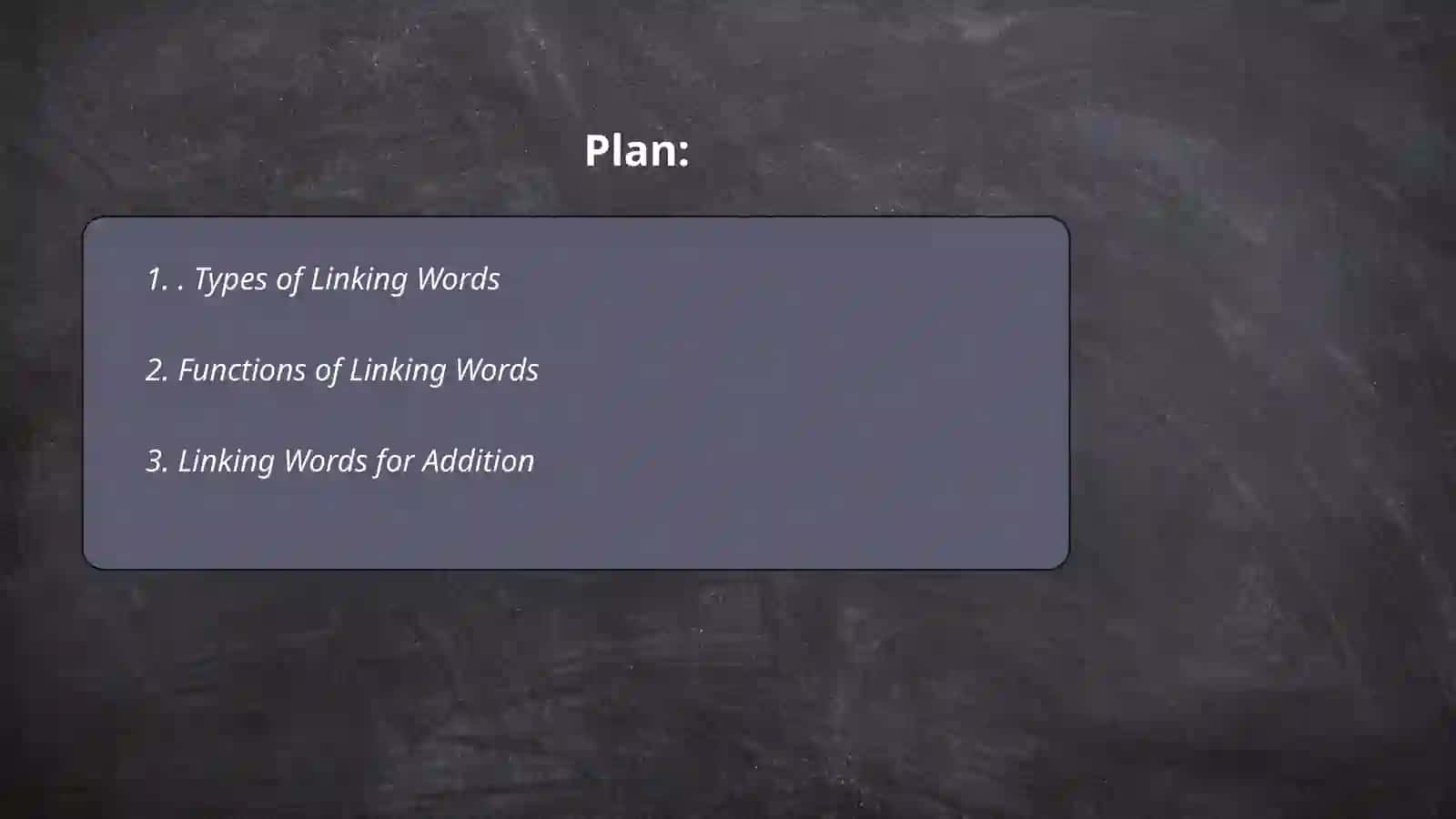 Linking words & Invitation cards 2