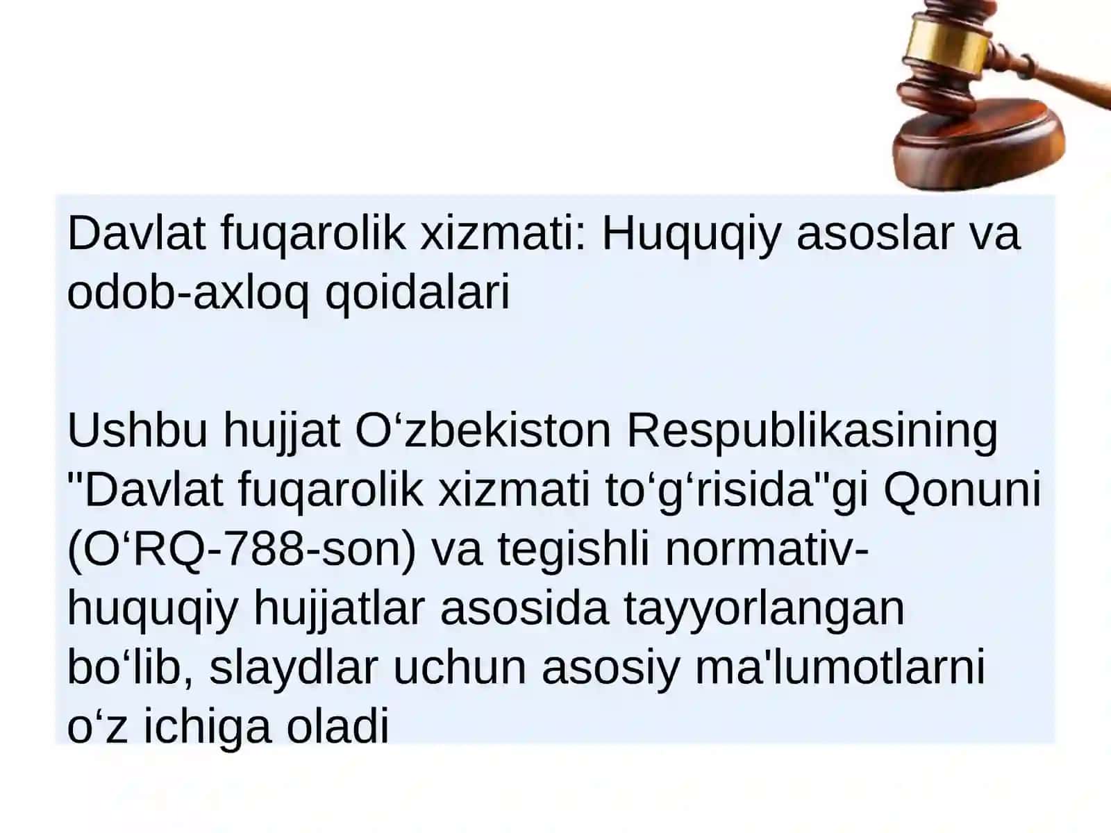 Davlat xizmatchisi 2
