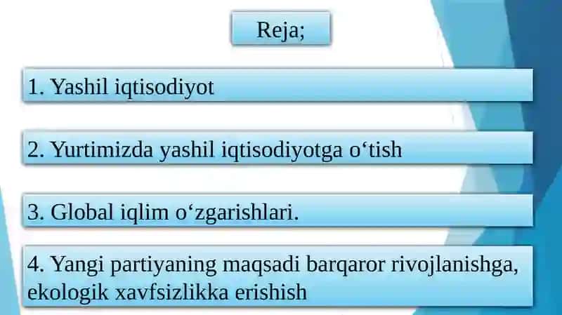 yashil iqtisod 2