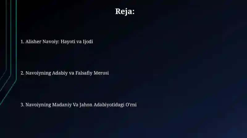 Alisher Navoiy: Hayoti va Ijodi 2
