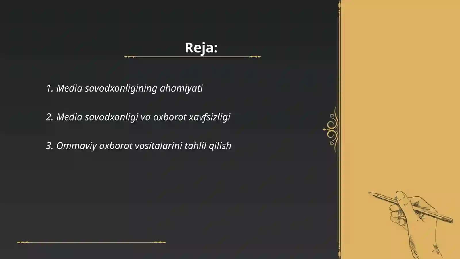 Media savodxonligi 2