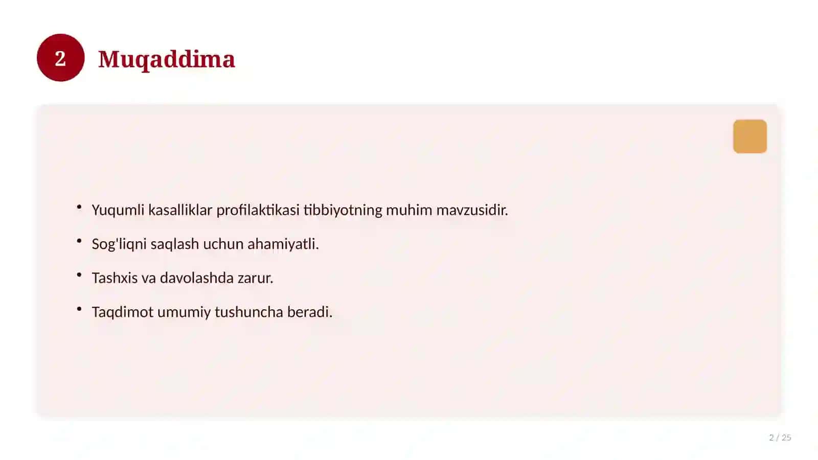 Yuqumli kasalliklar profilaktikasi 2