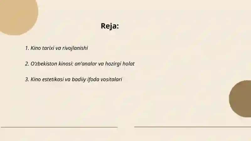 Kino san'ati va industriya sifatida 2