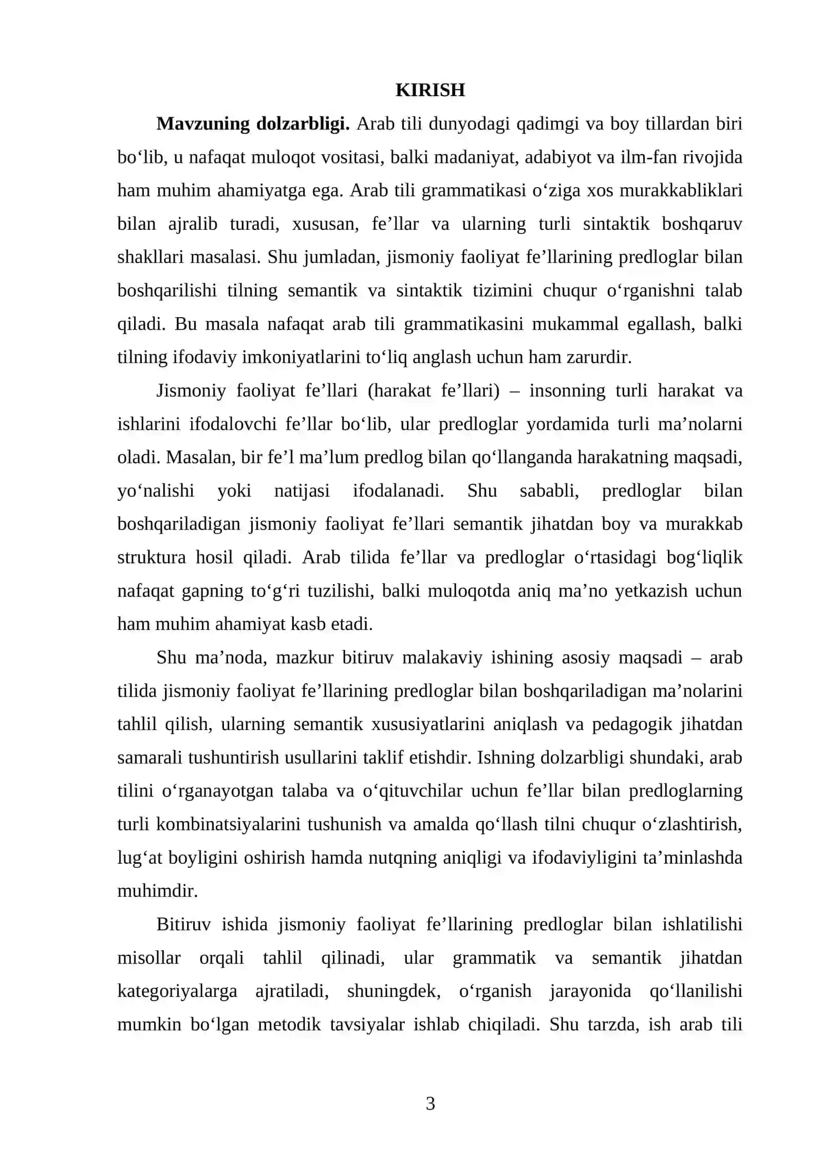 ARAB TILIDA JISMONIY FAOLIYAT FE’LLARINING LINGVISTIK XUSUSIYATLARI 2
