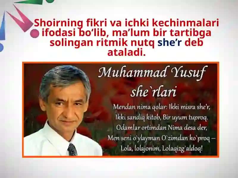 Erkinvazindagisherlarningo`zigaxosjihatlari 2