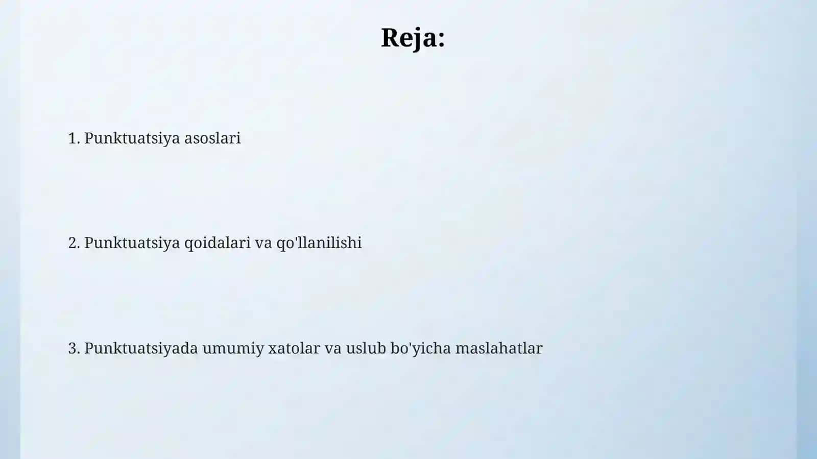 Punktuatsiya 2