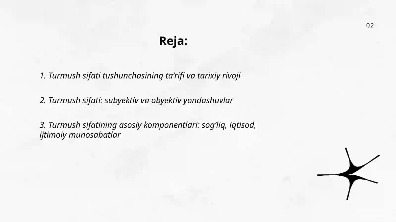 Turmush sifati tushunchasi 2