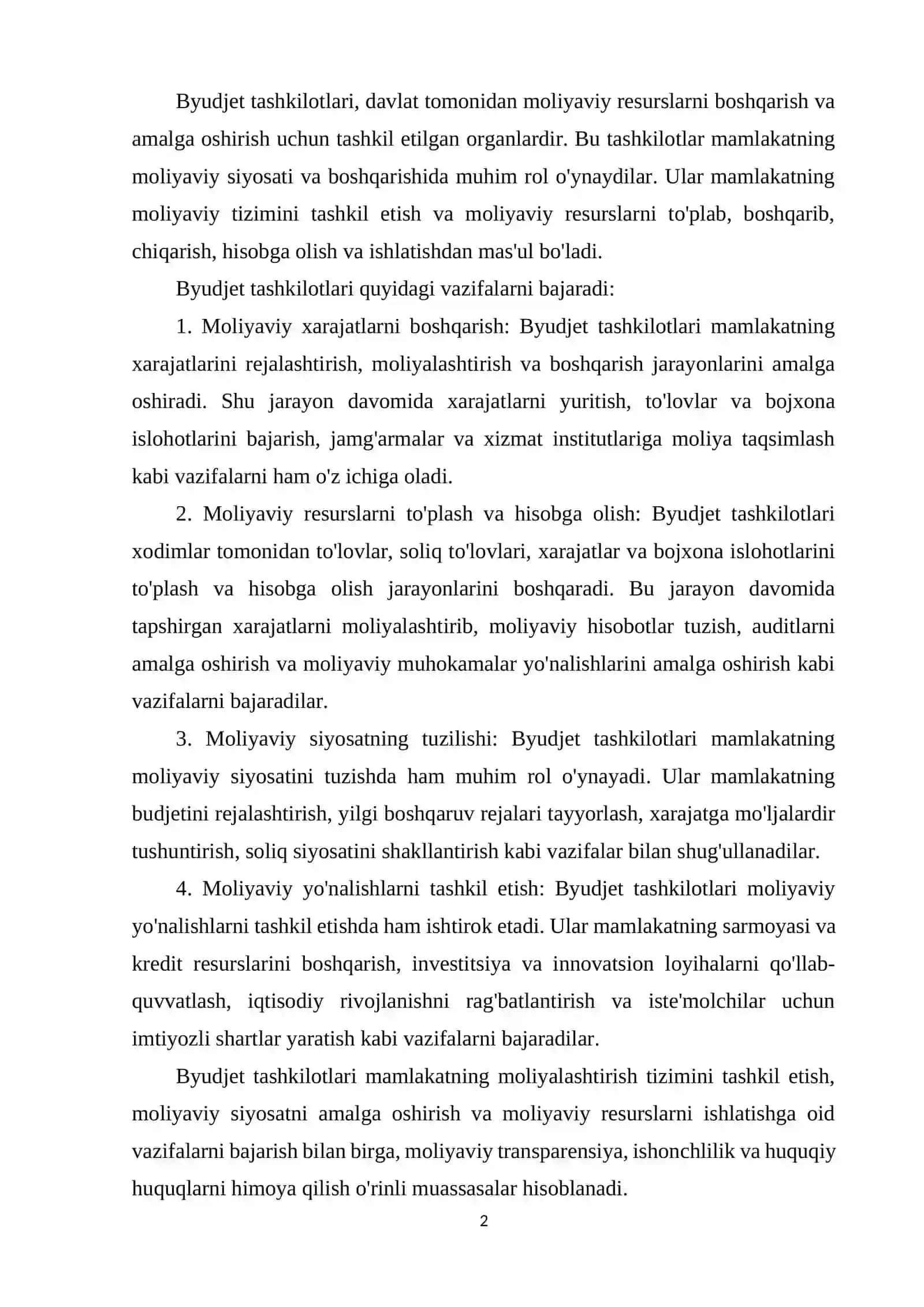 Byudjet tashkilotlari da nomoddiy aktivlar hisobi. 2