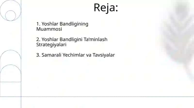 Yoshlar Bandligining Muammosi 2