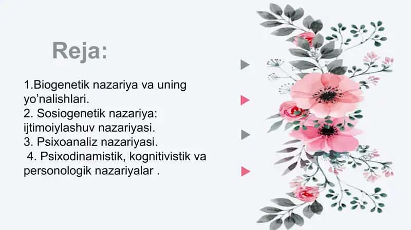 Òrganish va òquv faoliyati nazariyasi 2