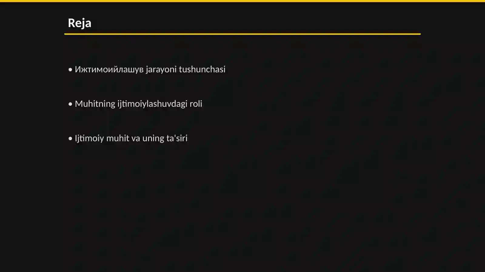 Ижтимоийлашув жараёнида мухитнинг урни 2