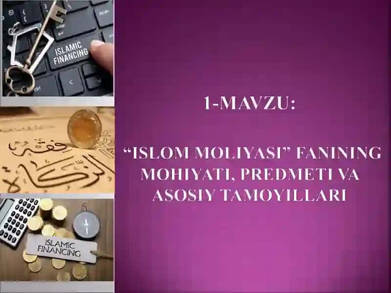Islom moliyasi 2