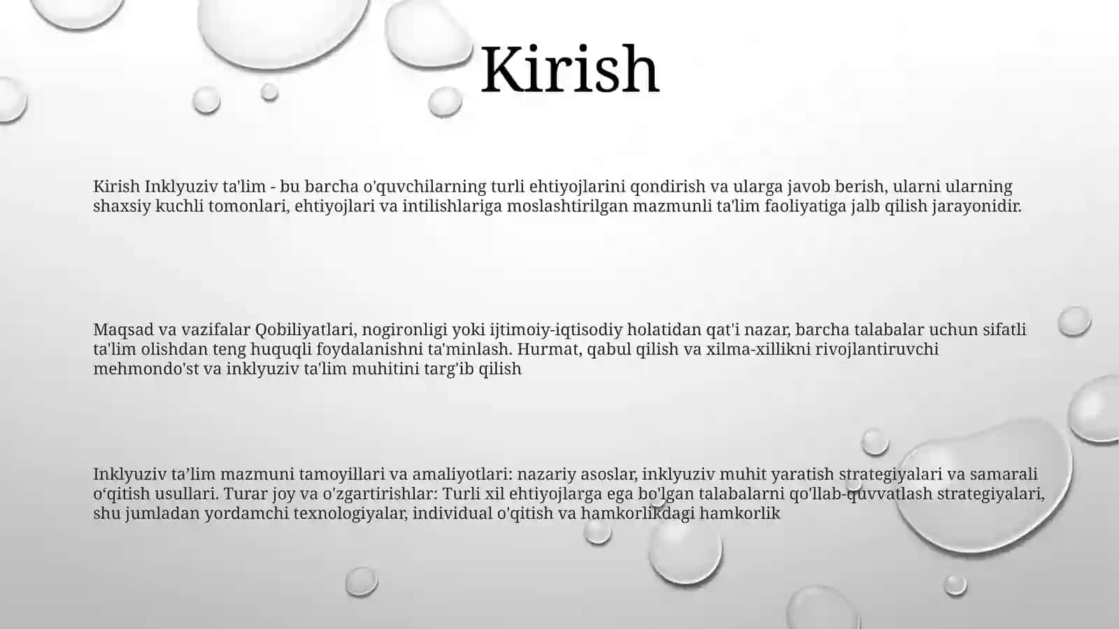 Inklyuziv Ta'Lim Kursi 2