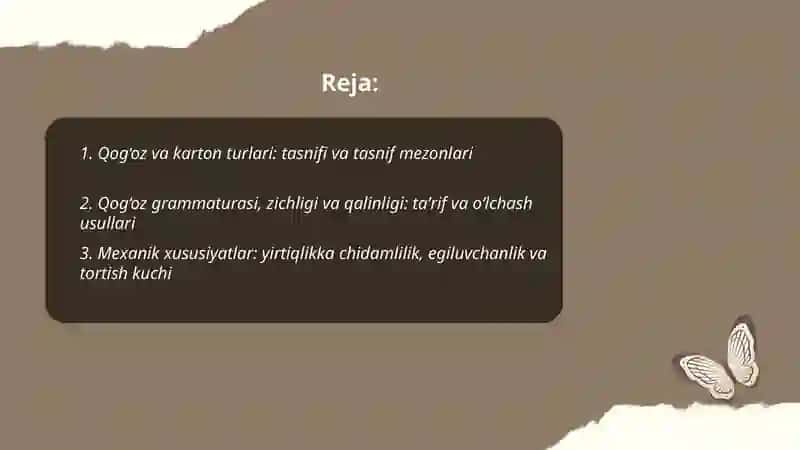 Qog‘oz va karton turlari va xususiyatlari 2