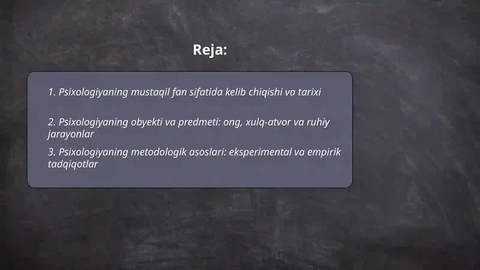Psixologiya mustaqil fan sifatida 2